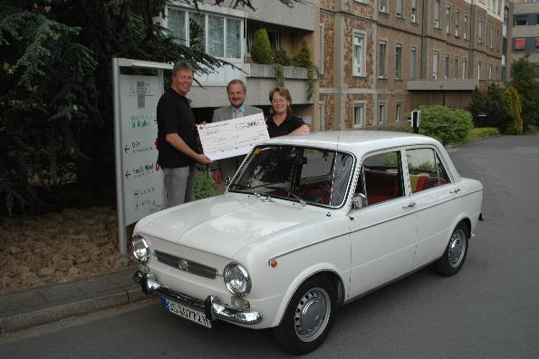 Scheck&uuml;bergabe in Ostercappeln